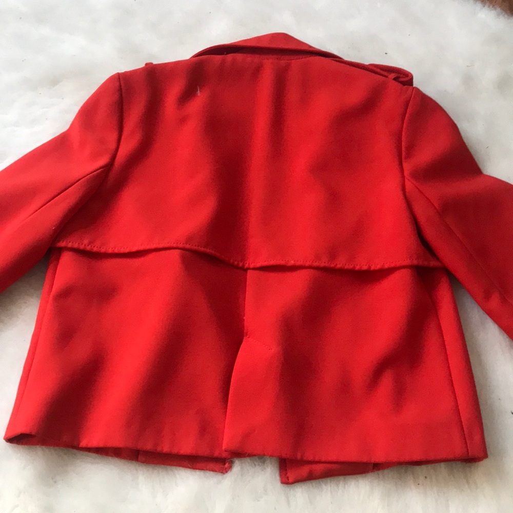 Zara Basic Red Jacket Size Xs - image 7